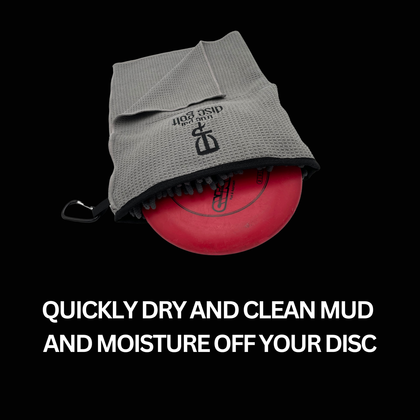 DISC GOLF TOWEL AND CLEANING TOOL COMBO