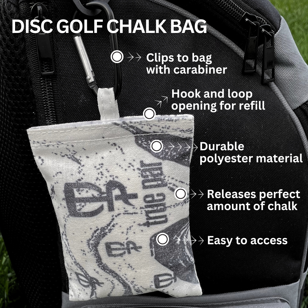 True Par Disc Golf Chalk Bag - Marbled